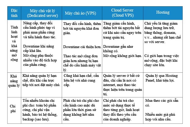 Cloud Server, VPS, Shared Hosting, máy chủ vật lý – Đâu mới là nền tảng lưu trữ tối ưu cho doanh nghiệp kỷ nguyên 4.0? - Ảnh 2.