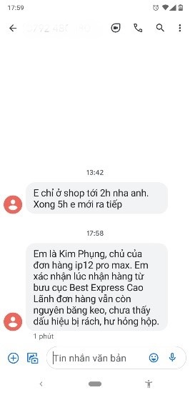 Vụ mua iPhone 12 nhận gạch: Phản hồi từ BEST Express - Ảnh 1.