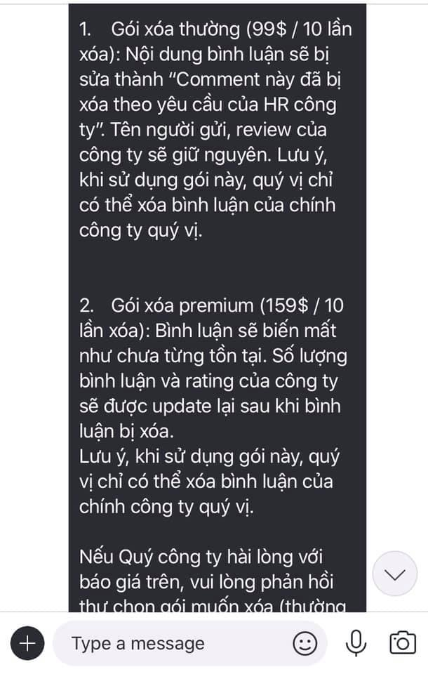 Một website review công ty bị tố lừa đảo, ăn tiền, đưa ra gói xoá bình luận không tốt: Có nên tin sái cổ vào các comment bóc phốt công ty không? - Ảnh 2.