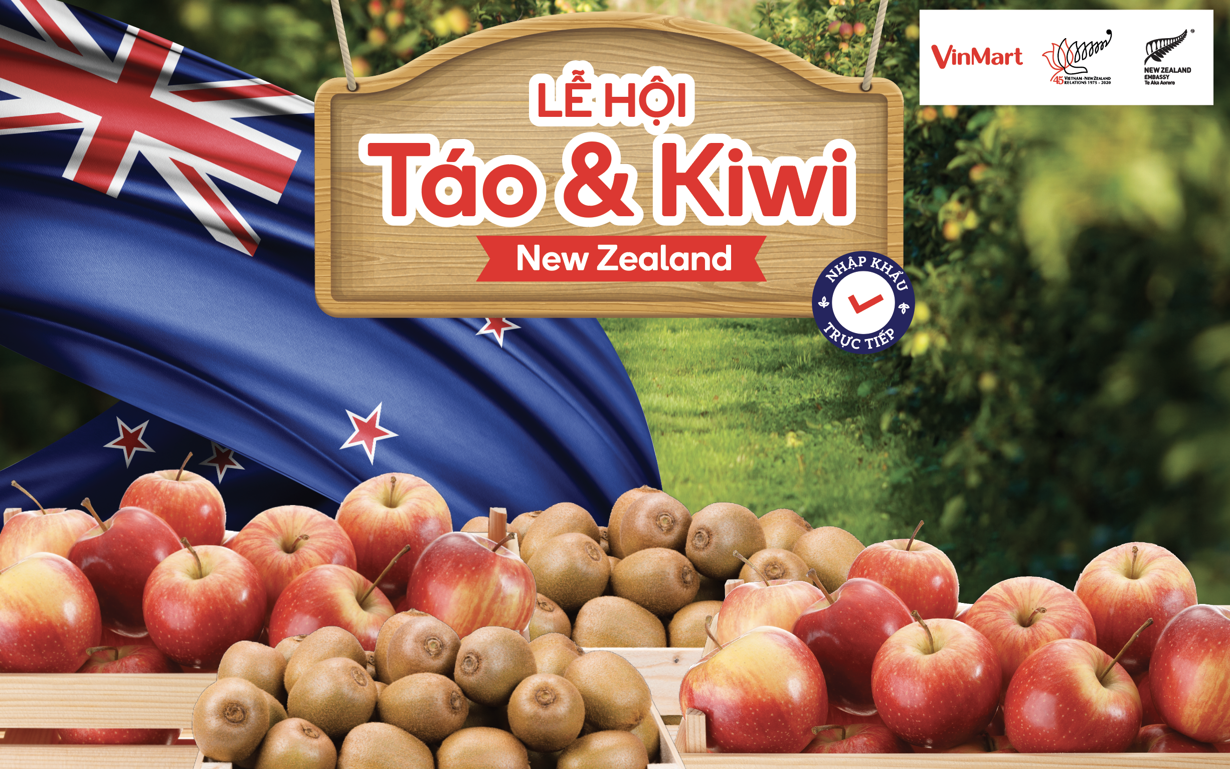 VinMart tổ chức “Lễ hội Táo và Kiwi nhập khẩu từ New Zealand”