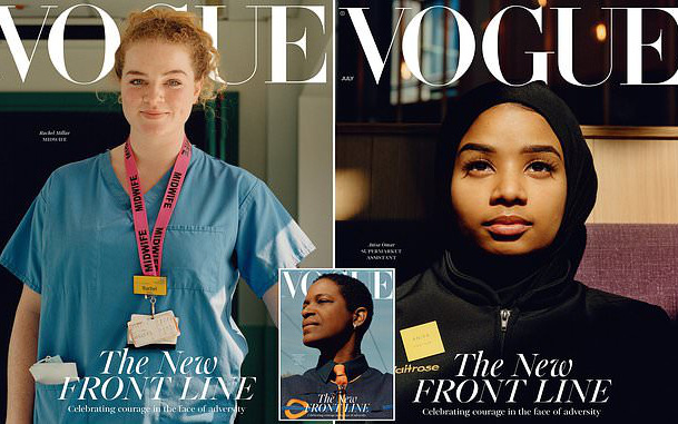 Bìa tạp chí thời trang nổi tiếng Vogue UK bất ngờ tôn vinh 3 người phụ nữ bình thường