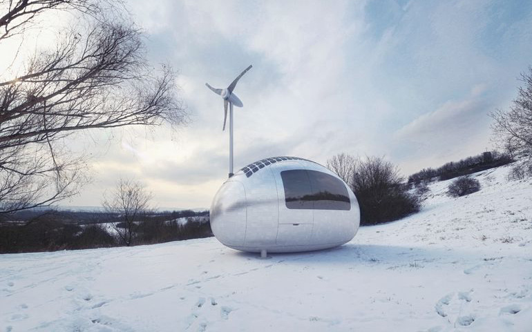 Ecocapsule: Xu hướng nhà con nhộng tiện nghi, tối giản và thân thiện với môi trường ở Slovakia