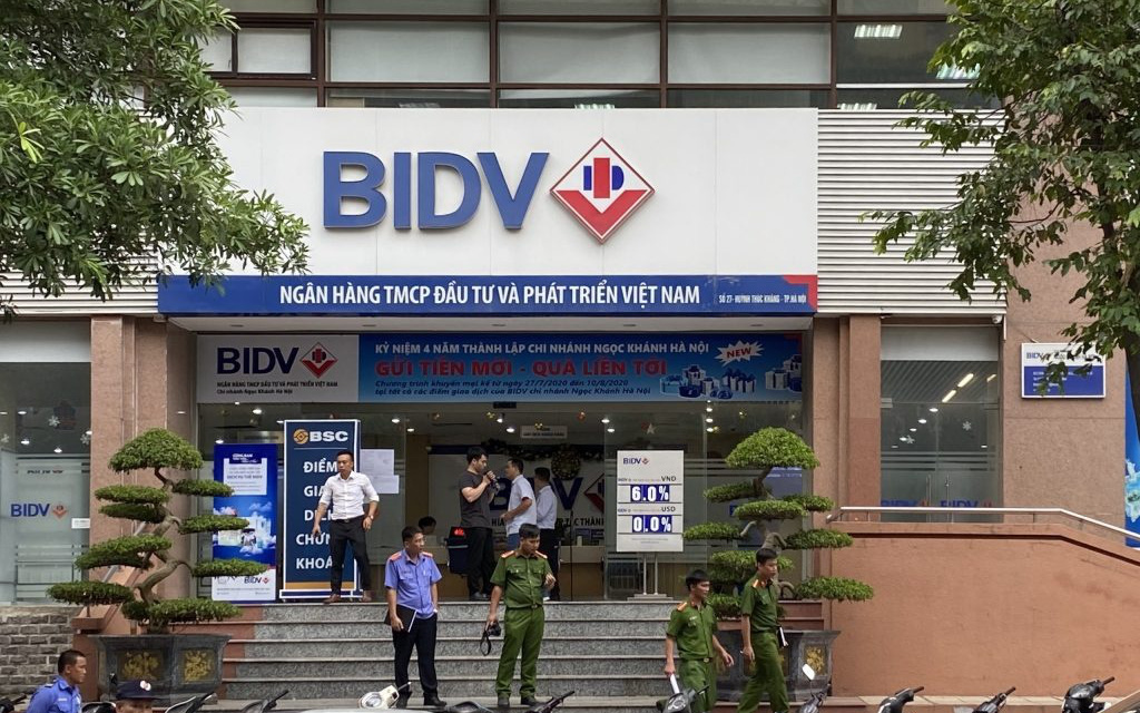 BIDV được bảo hiểm bồi thường 188 triệu đồng trong vụ cướp ngân hàng