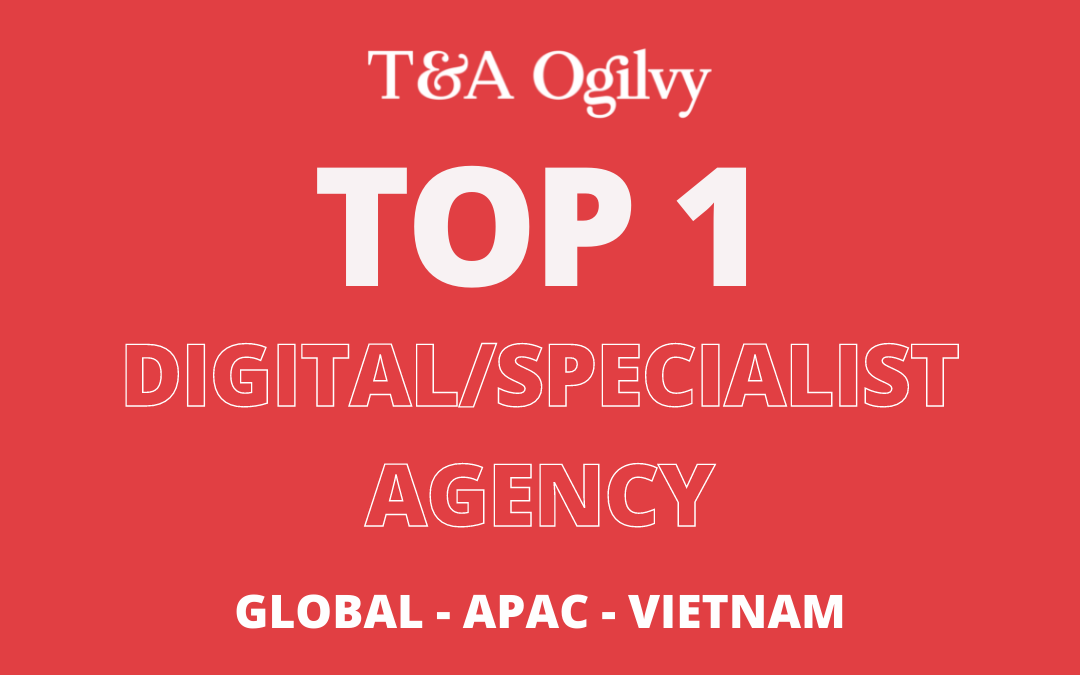 T&A Ogilvy đứng đầu Hạng mục Digital & Specialist Agencies tại Việt Nam, châu Á - Thái Bình Dương và toàn cầu theo bảng xếp hạng SMARTIES Business Impact Index 2020