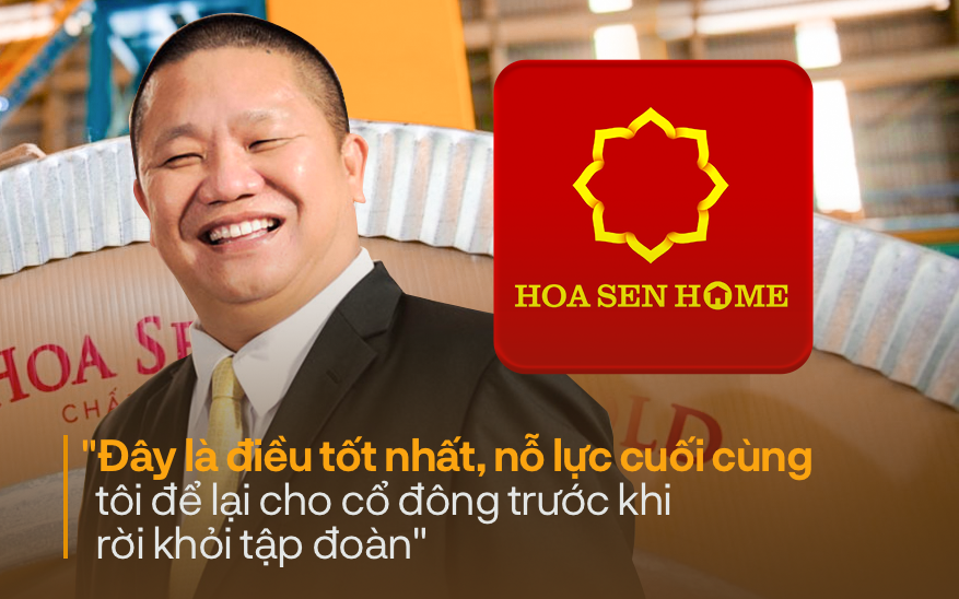 Sau 1 năm bán hàng theo mô hình mới, Hoa Sen Home của Chủ tịch Lê Phước Vũ hướng tới mục tiêu 600 cửa hàng, doanh thu trên 2 tỷ USD