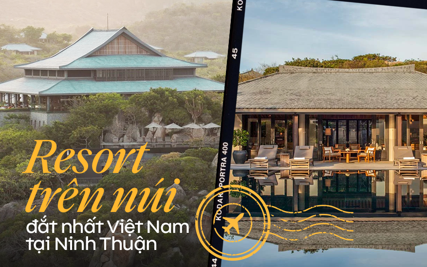 Ninh Thuận sở hữu resort được mệnh danh ‘đắt nhất Việt Nam’: Cheo leo giữa vách đá, giá 100 triệu/đêm nhưng nội thất đơn sơ bất ngờ