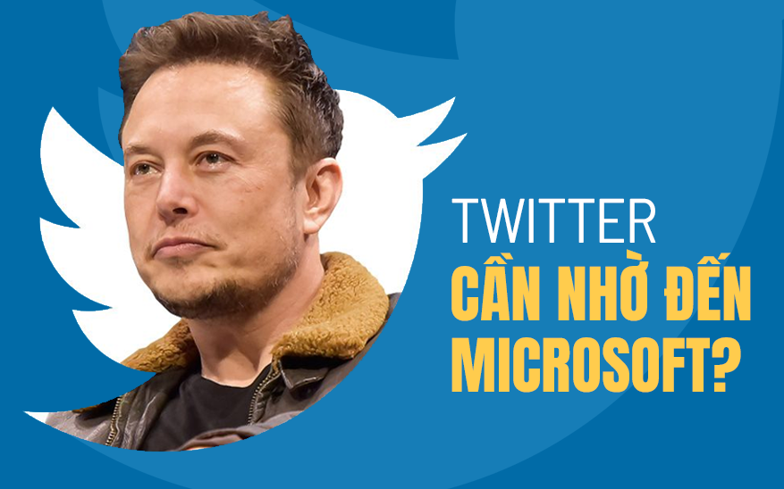 Để thoát khỏi Elon Musk, Twitter khả năng cao phải tự bán mình cho Microsoft?