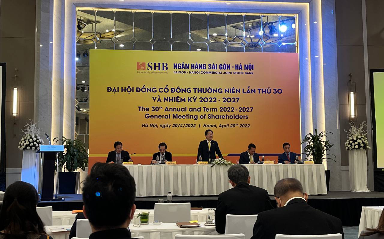 SHB lên kế hoạch lợi nhuận 11.686 tỷ đồng năm 2022, riêng quý 1 lãi 3.226 tỷ đồng