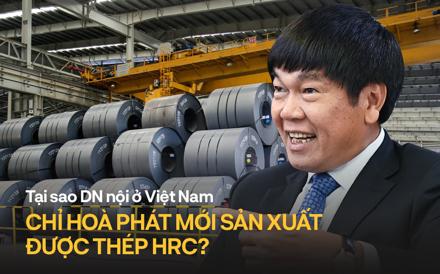 Tại sao ở Việt Nam, ngoài Formosa chỉ có Hoà Phát sản xuất được thép cuộn cán nóng HRC?