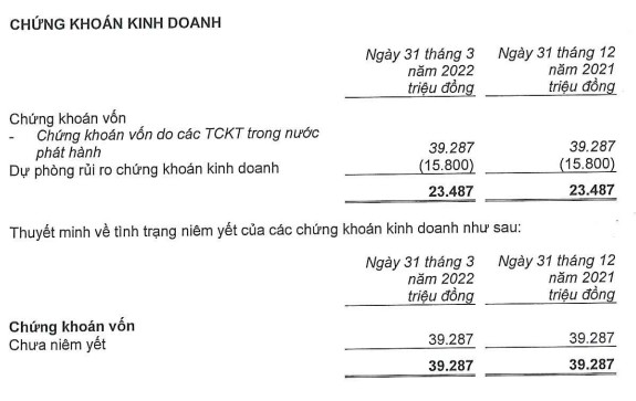 Các nhà băng đang kinh doanh chứng khoán ra sao trong quý 1/2022? - Ảnh 6.