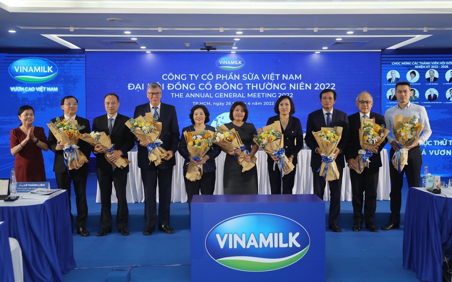 Vinamilk lên kế hoạch lợi nhuận 12.000 tỷ đồng năm 2022, ra mắt Hội đồng quản trị nhiệm kỳ mới