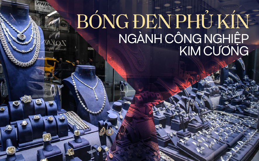 Bóng đen phủ kín ngành công nghiệp kim cương toàn cầu