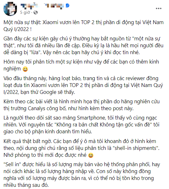 Thực hư việc Xiaomi đứng thứ hai về doanh số smartphone tại Việt Nam, soán mất vị thế suốt 7 năm của Oppo? - Ảnh 2.
