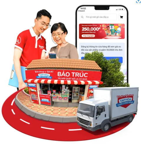 Giải mã lý do Google đánh giá cao VinShop: Số hóa hơn 100.000 tạp hóa, mỗi ngày vận chuyển 1.000 tấn hàng, đi quãng đường gấp 6 chiều dài Việt Nam - Ảnh 1.