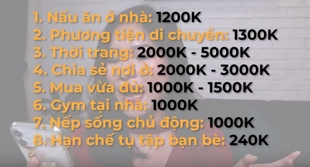 Mua nhà tậu xe ở tuổi ngoài 20, nữ MC bày mưu tiết kiệm 9-14 triệu/tháng: Mỗi ngày chỉ ăn 80 nghìn, mua quần áo cũ, ra công viên tập thể dục thay vì đến phòng gym - Ảnh 3.