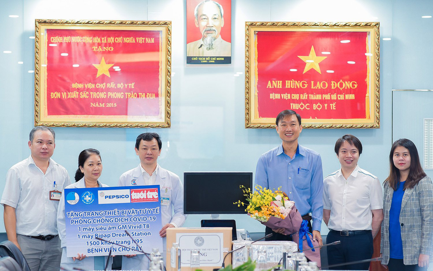 PepsiCo Thực phẩm Việt Nam hỗ trợ thiết bị y tế phòng chống Covid-19