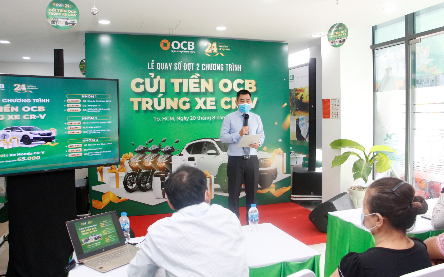 OCB: công bố kết quả quay số đợt 2 chương trình “gửi tiền OCB – trúng xe CR-V”