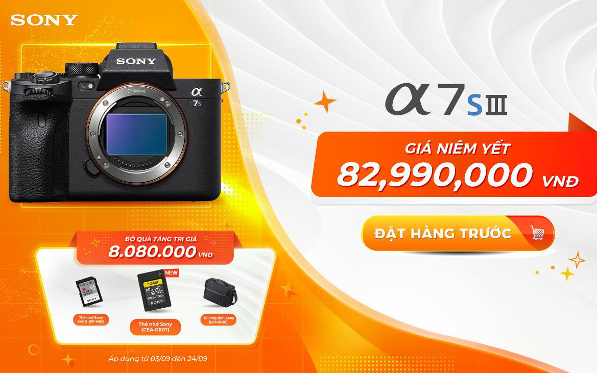 Sony Alpha 7S III - nâng tầm hình ảnh cho người tiên phong chinh phục mọi thách thức