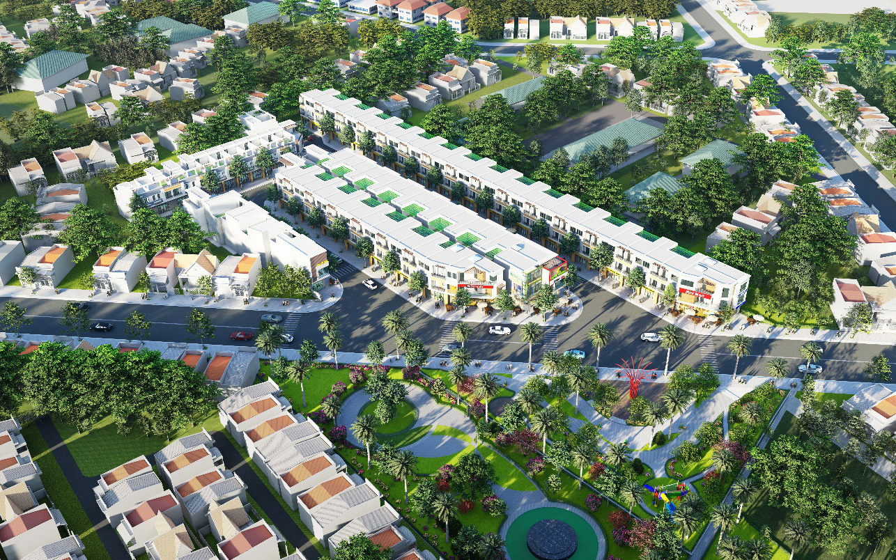 Sinh lời lớn cùng nhà phố shophouse Thuận An