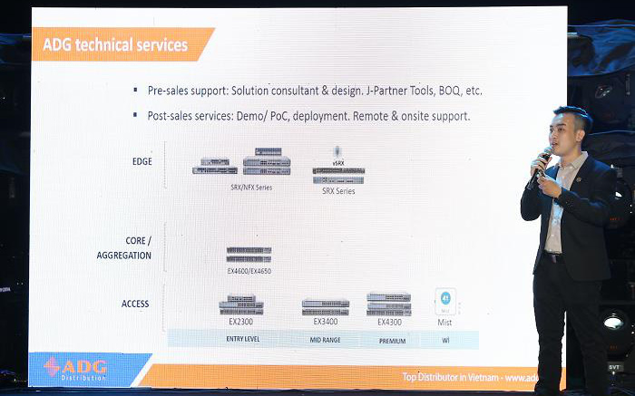 Juniper Networks trao chứng nhận “PSS - Đối tác Hỗ Trợ Dịch Vụ” cho nhà phân phối ADG