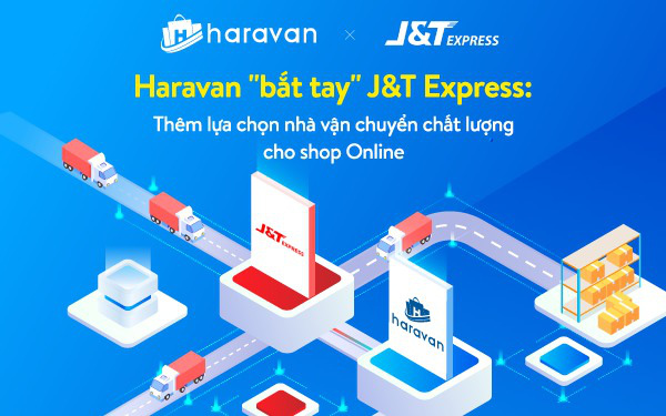 J&T Express “bắt tay” Haravan tích hợp nhiều tiện ích cho người kinh doanh online