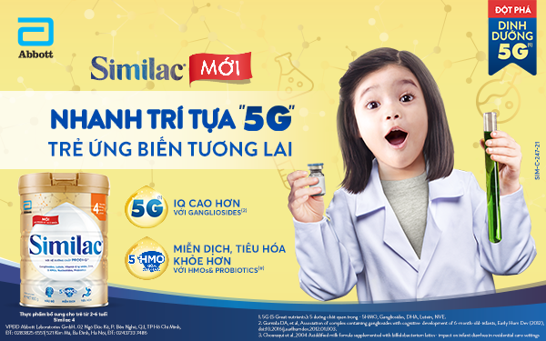 Similac – Đột phá dinh dưỡng 5G giúp trẻ ứng biến trước thế giới đầy biến động