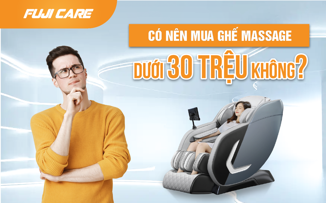 Có nên mua ghế massage giá rẻ dưới 30 triệu?