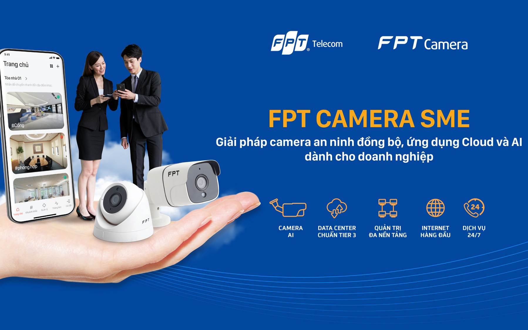 Giải nỗi lo thiếu an toàn và bảo mật dữ liệu từ camera an ninh trong doanh nghiệp nhờ FPT Camera SME