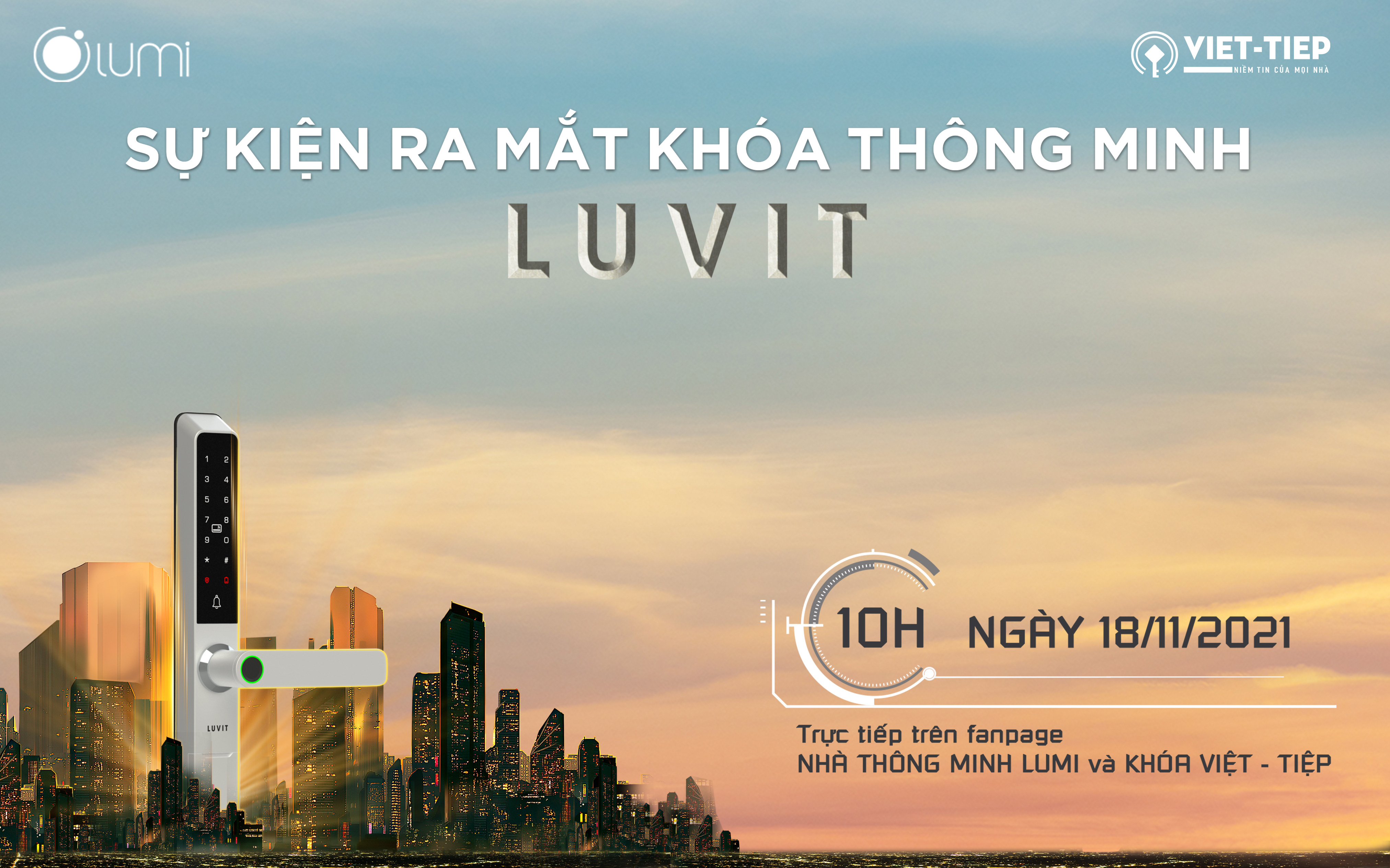 Khóa cửa thông minh Make in Vietnam sắp ra mắt