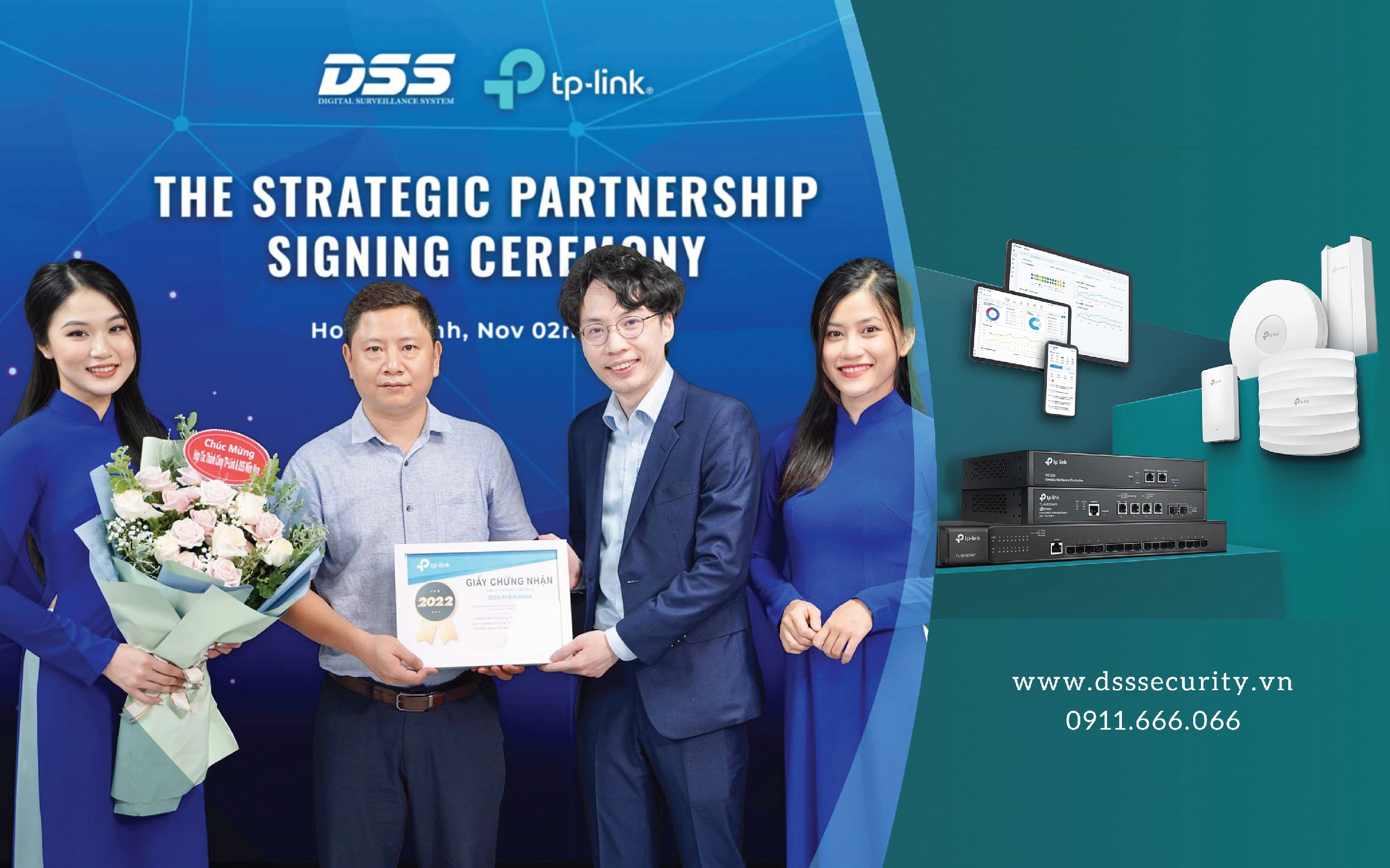 DSS Miền Nam trở thành nhà phân phối thiết bị mạng chính hãng TP-Link