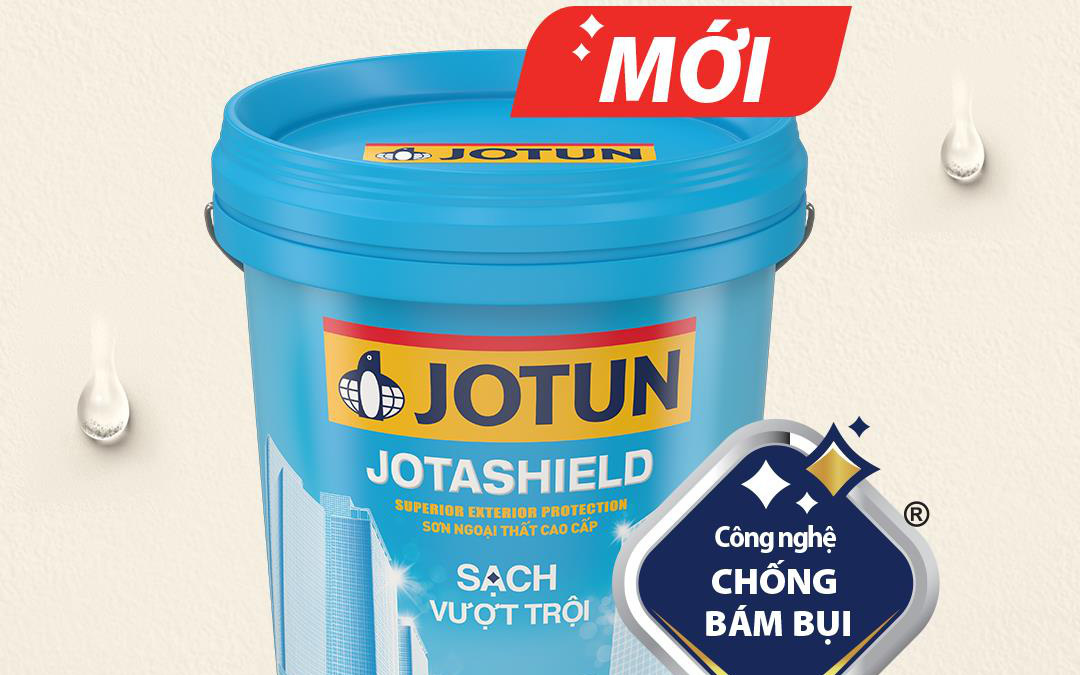 Jotashield sạch vượt trội - cho ngoại thất ngôi nhà sáng sạch theo năm tháng