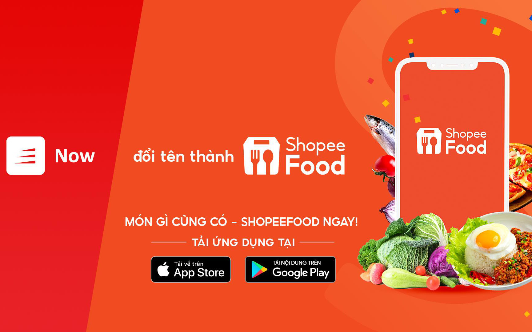 Now chính thức đổi tên thành ShopeeFood