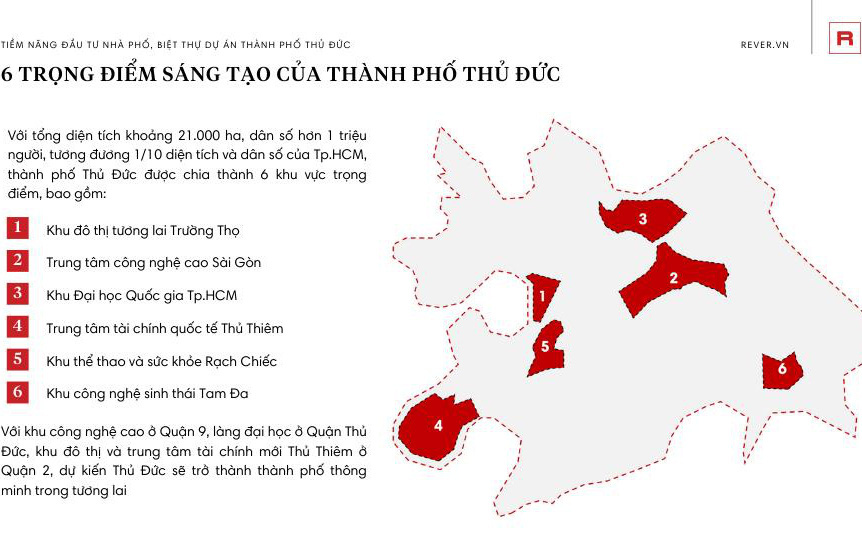 Tiềm năng đầu tư dự án bất động sản tại TP.Thủ Đức