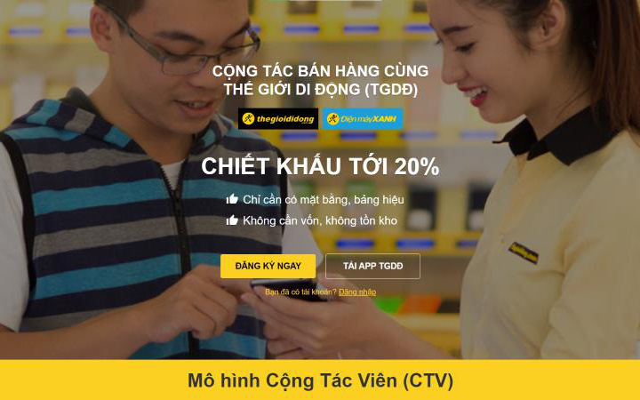 Mô hình CTV: cứu cánh Thế Giới Di Động với kỳ vọng thu 2000 tỷ/năm