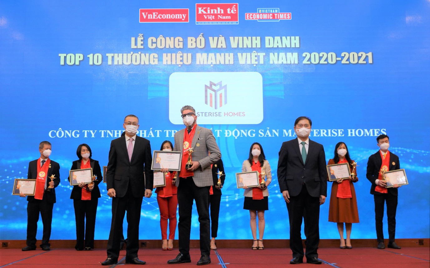 Masterise Homes vào Top 10 Thương hiệu mạnh Việt Nam 2021