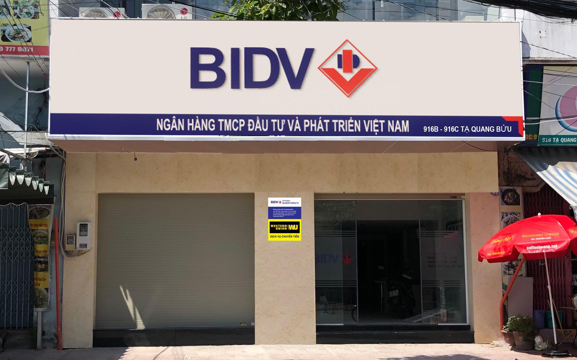 BIDV Chi nhánh Ba Mươi Tháng Tư thông báo thành lập PGD Tạ Quang Bửu