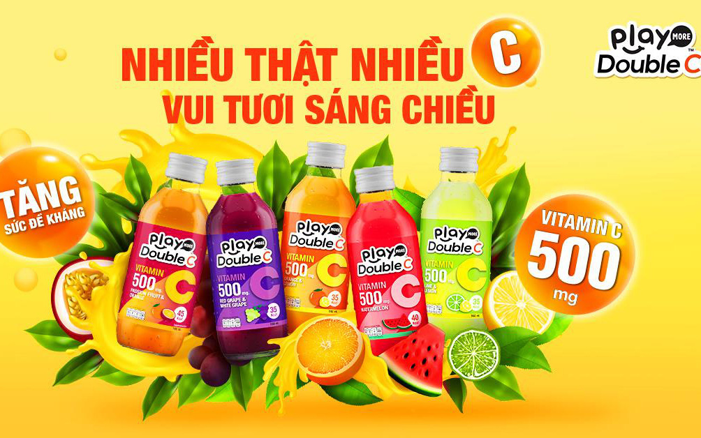 Nước giải khát tăng cường Vitamin được ưa chuộng tại Việt Nam