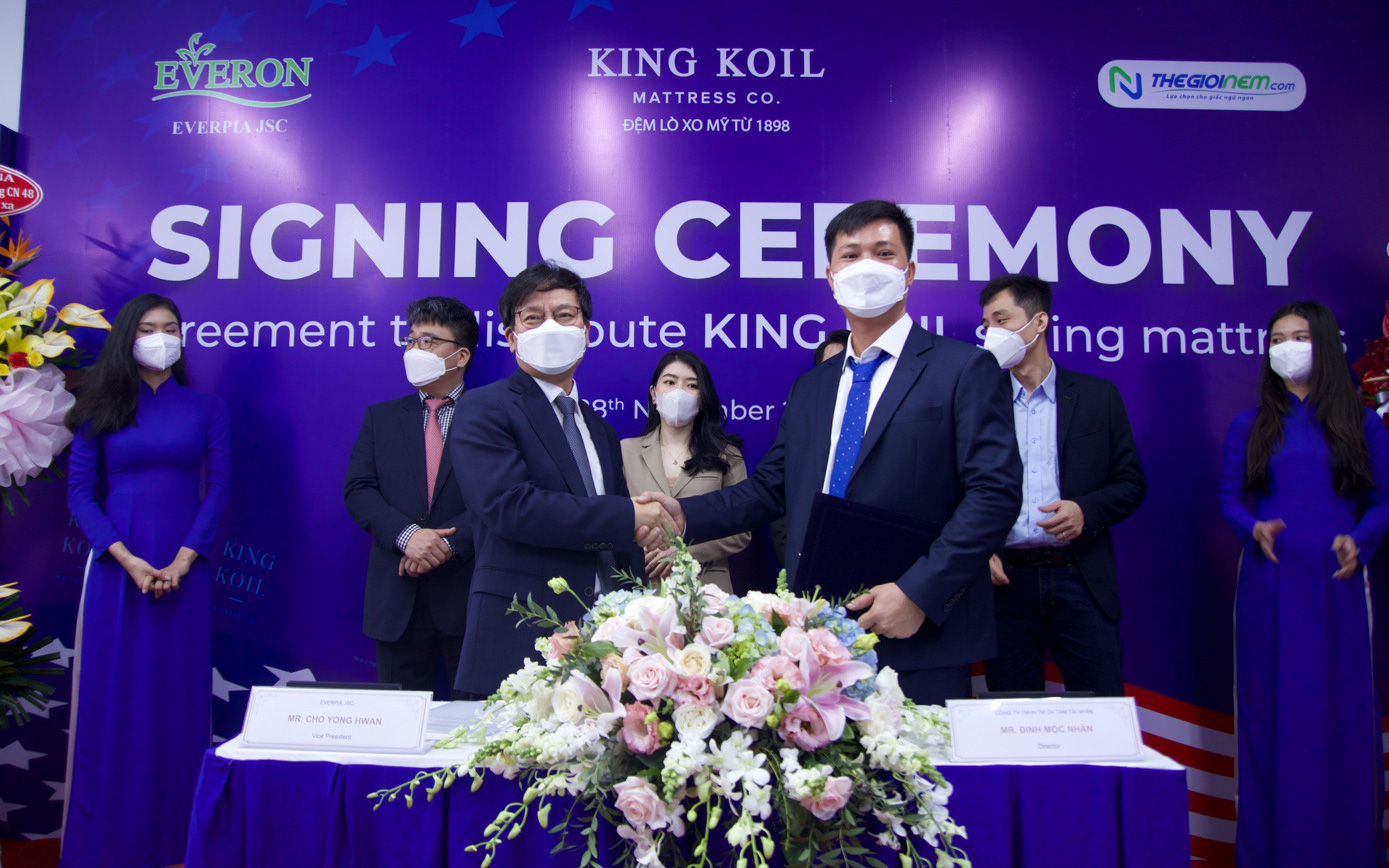 Thị trường nệm sôi động với “cú bắt tay” giữa Kingkoil và thế giới nệm