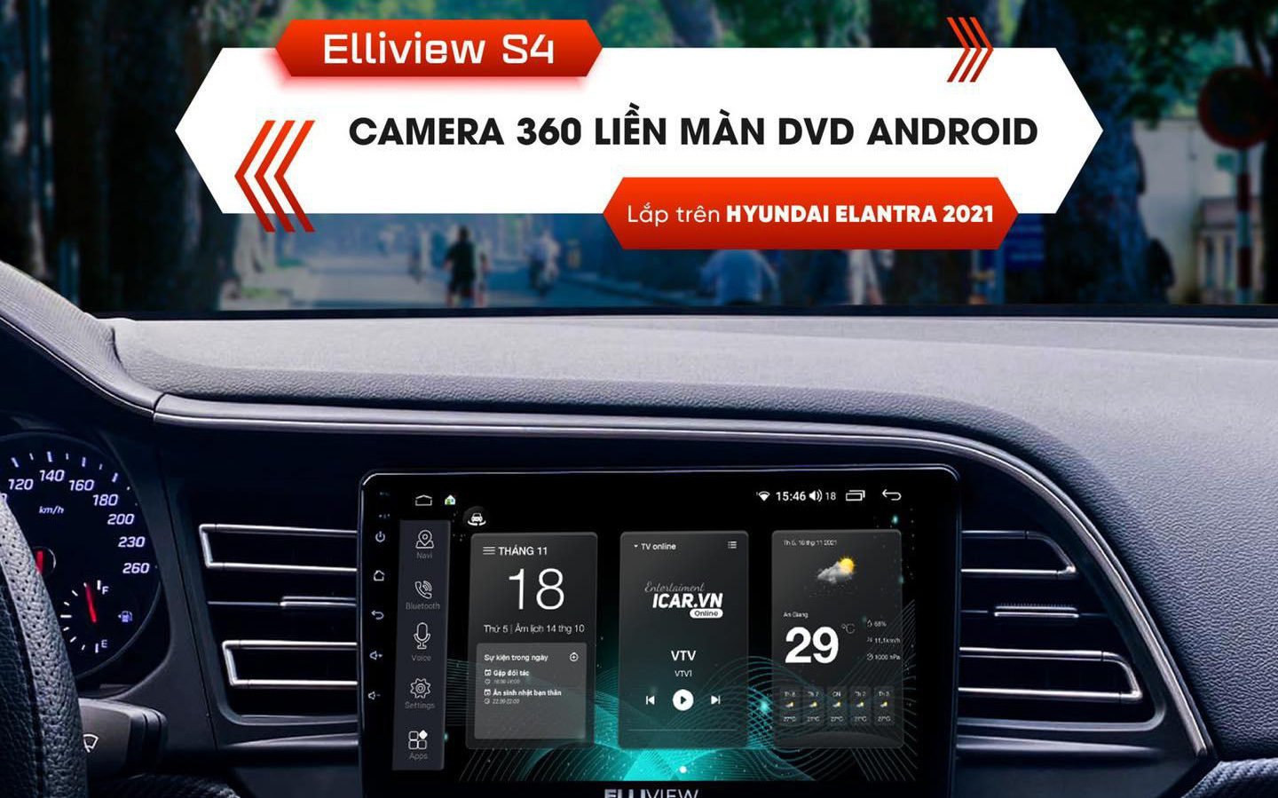 Những lý do không nên bỏ qua màn hình Android Elliview S4 dành cho ô tô