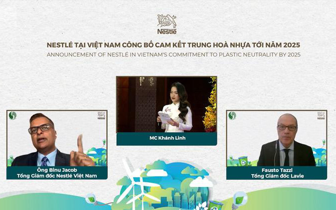 Nestlé tại Việt Nam cam kết Trung Hòa Nhựa đến năm 2025