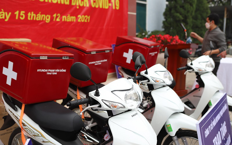 Hyundai Phạm Văn Đồng hỗ trợ công tác phòng - chống dịch Covid-19