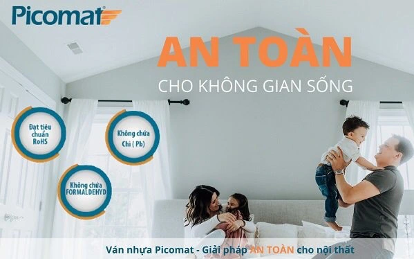 5 lý do lựa chọn nhựa Picomat trong thiết kế nội thất cho ngôi nhà của bạn