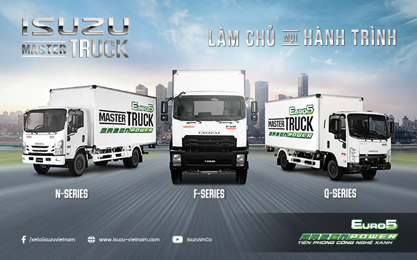 Isuzu chính thức ra mắt thế hệ xe tải mới Isuzu Master Truck Green Power