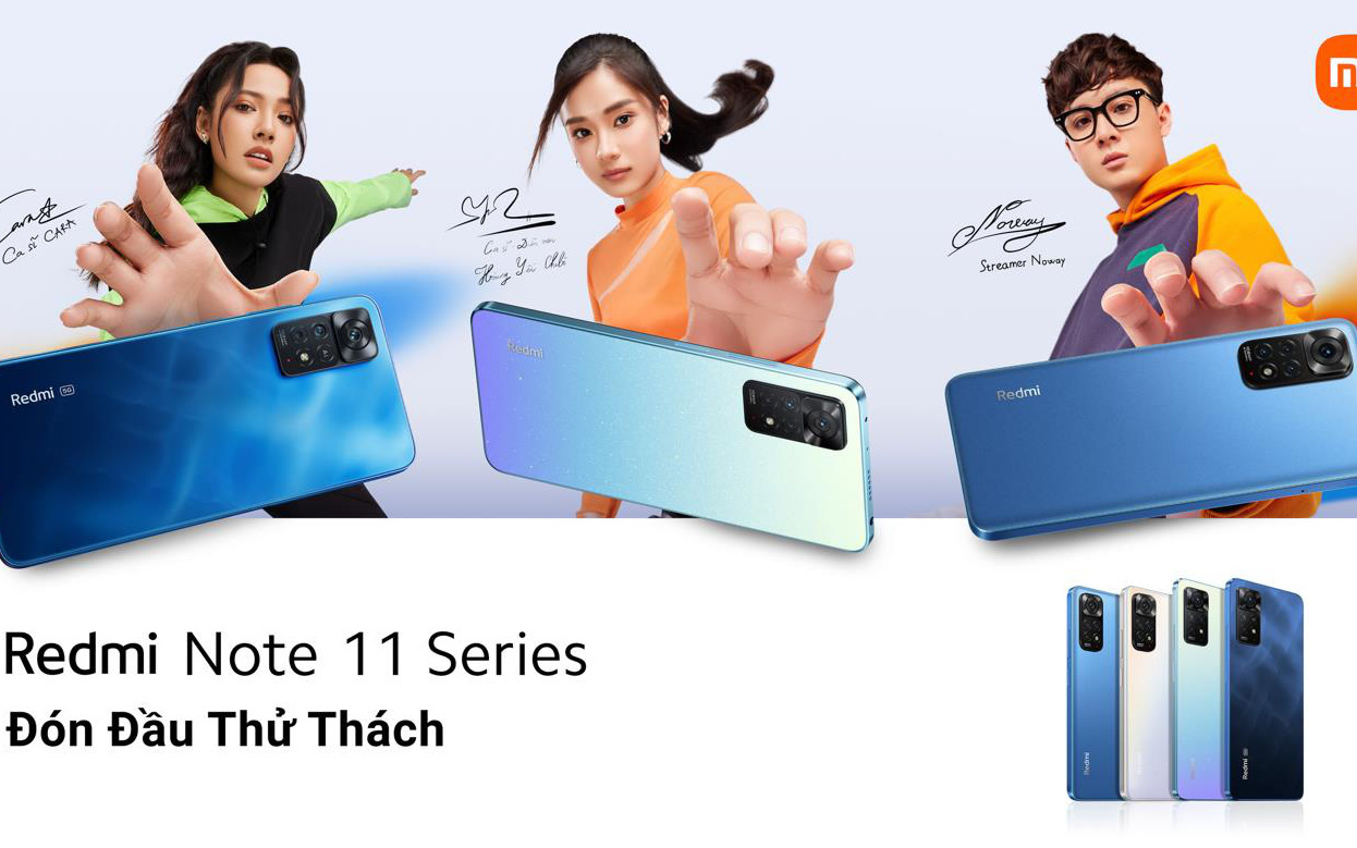 Xiaomi Việt Nam ra mắt Redmi Note 11 cùng biệt đội Đón đầu thử thách