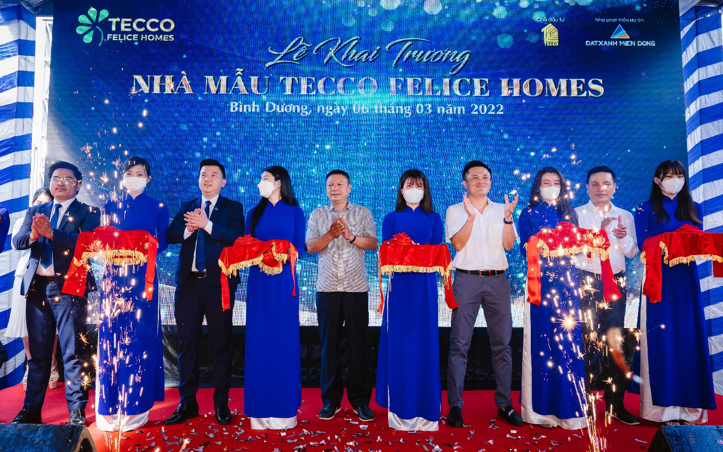 Hàng trăm khách tham dự lễ khai trương nhà mẫu Tecco Felice Homes