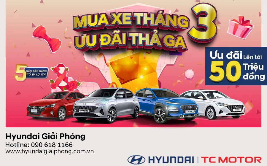 Mua xe tháng 3 - Ưu đãi thả ga