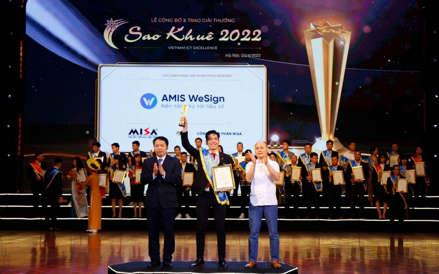 Các giải pháp chuyển đổi số của MISA là điểm sáng tại Sao Khuê 2022