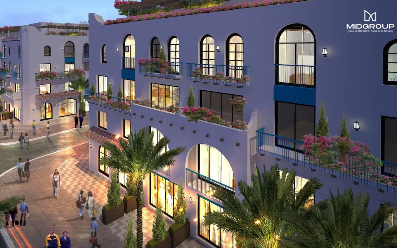 Tối đa lợi nhuận khi đầu tư vào shophouse Santorini Vibes - Midtown One (Uông Bí)