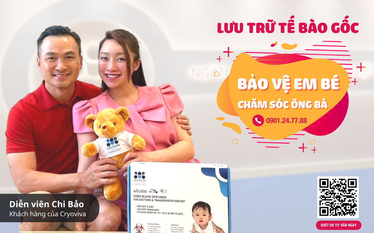 Lưu trữ tế bào gốc: Bảo vệ em bé, chăm sóc ông bà