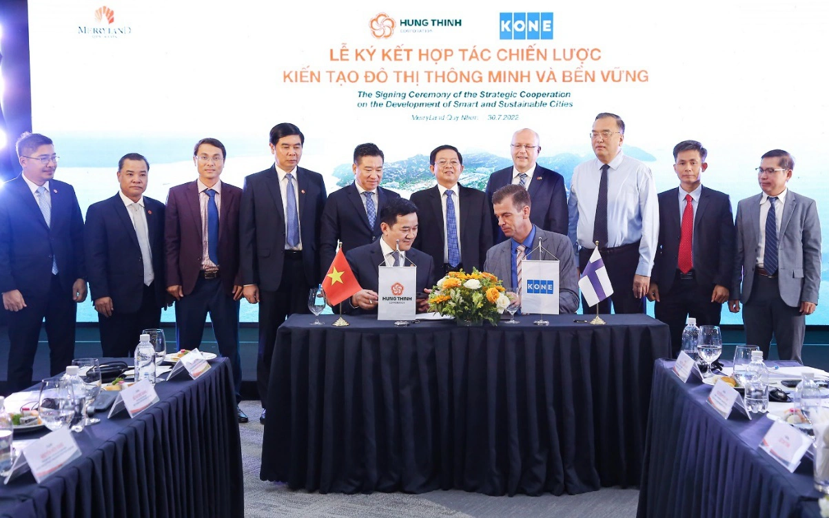Tập đoàn Hưng Thịnh ký kết hợp tác chiến lược với KONE Việt Nam
